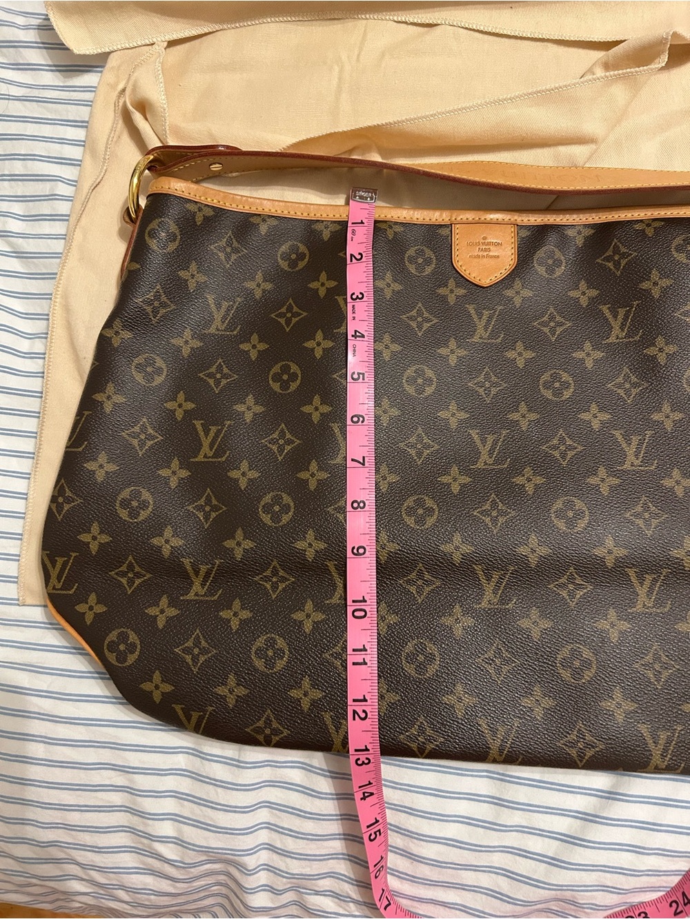 Louis Vuitton Brown Monogram Delightful MM - EUC - Picture 5 of 11